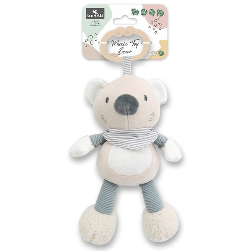 MUSIC TOY BEAR BEIGE NATURAL
