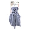 BABY COMFORTER BEAR GREY NATURAL