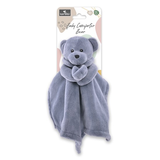 BABY COMFORTER BEAR GREY NATURAL BABY COMFORTER BEAR GREY NATURAL