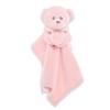 BABY COMFORTER BEAR PINK NATURAL