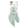 BABY COMFORTER BEAR GREEN NATURAL