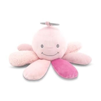 BABY TOY OCTOPUS NATURAL PINK