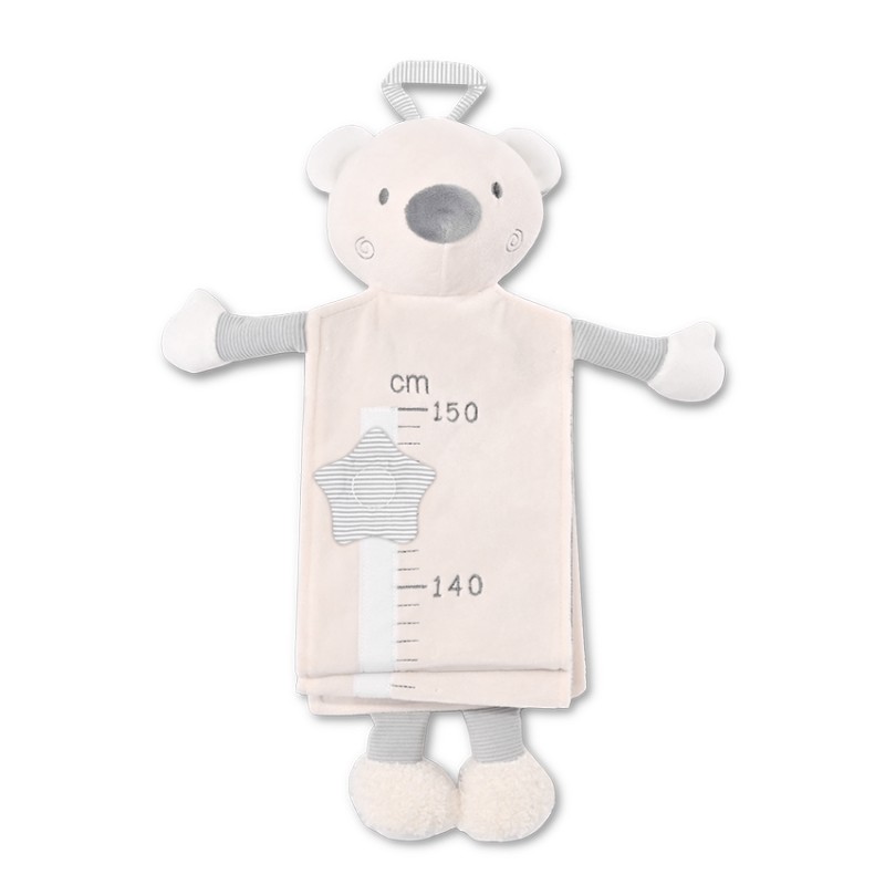 CHILDREN GROWTH CHART FOR WALL NATURAL BEAR BEIGE