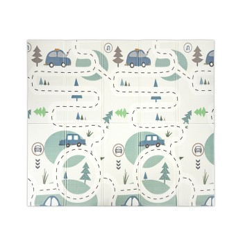 DOUBLE-SIDED CHILDREN THERMO PLAY MAT 180-200 CM F
