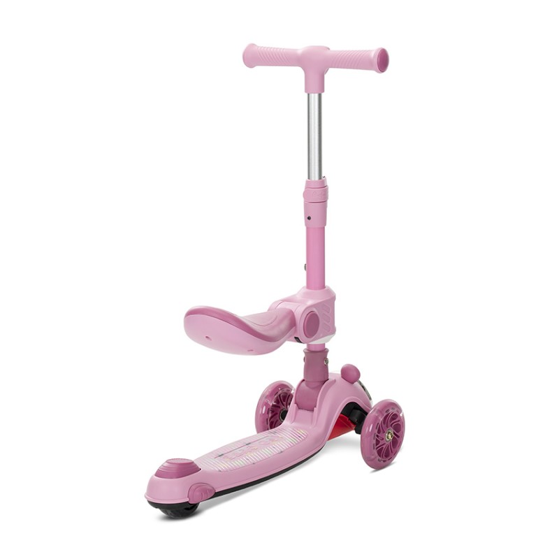 FOLDABLE SCOOTER SWIFTIE UP 50 KG LED/MUSIC PINK