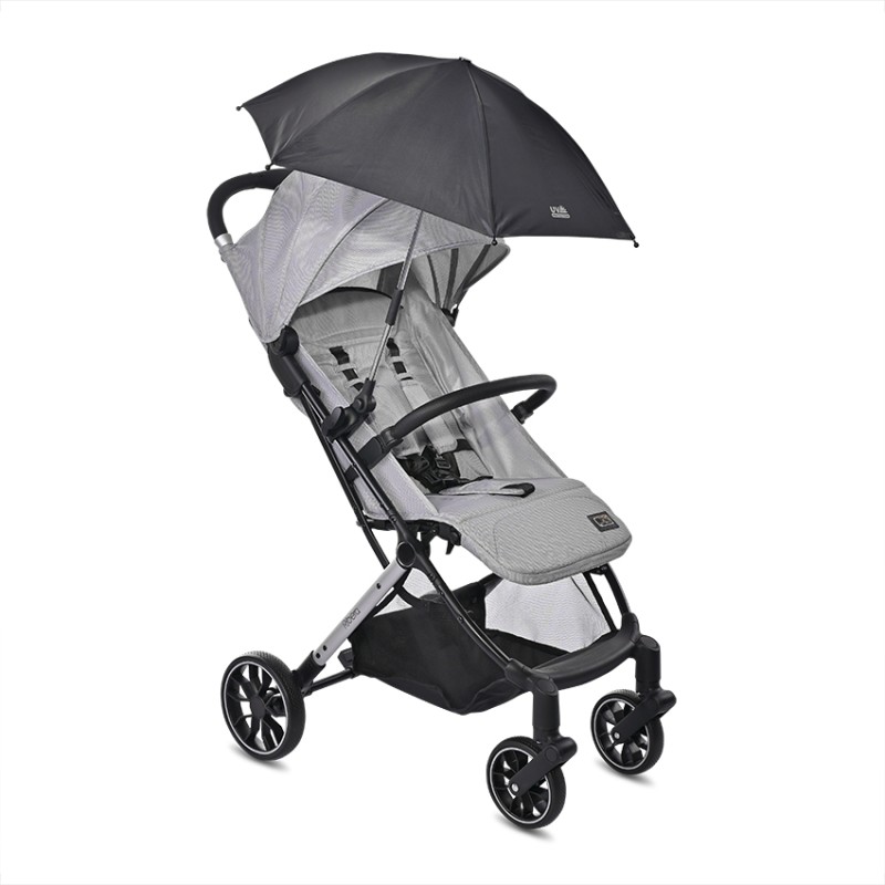 UMBRELLA FOR BABY STROLLER SHADY WITH UV PRO BLACK