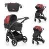 BABY STROLLER ADRIA BLACK&RED