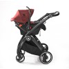 BABY STROLLER ADRIA BLACK&RED