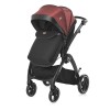 BABY STROLLER ADRIA BLACK&RED