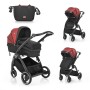 BABY STROLLER ADRIA BLACK&RED