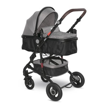 BABY STROLLER ALBA PREMIUM OPALINE GREY+ADAPTERS