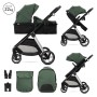 BABY STROLLER ASPEN GREEN 2in1 with transformable