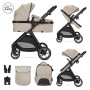 BABY STROLLER ASPEN CAPPUCCINO 2in1 with transform