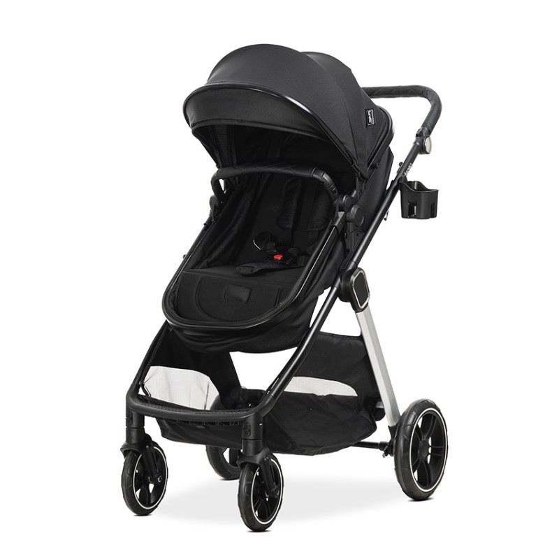 BABY STROLLER ASPEN BLACK 3in1 with transformable