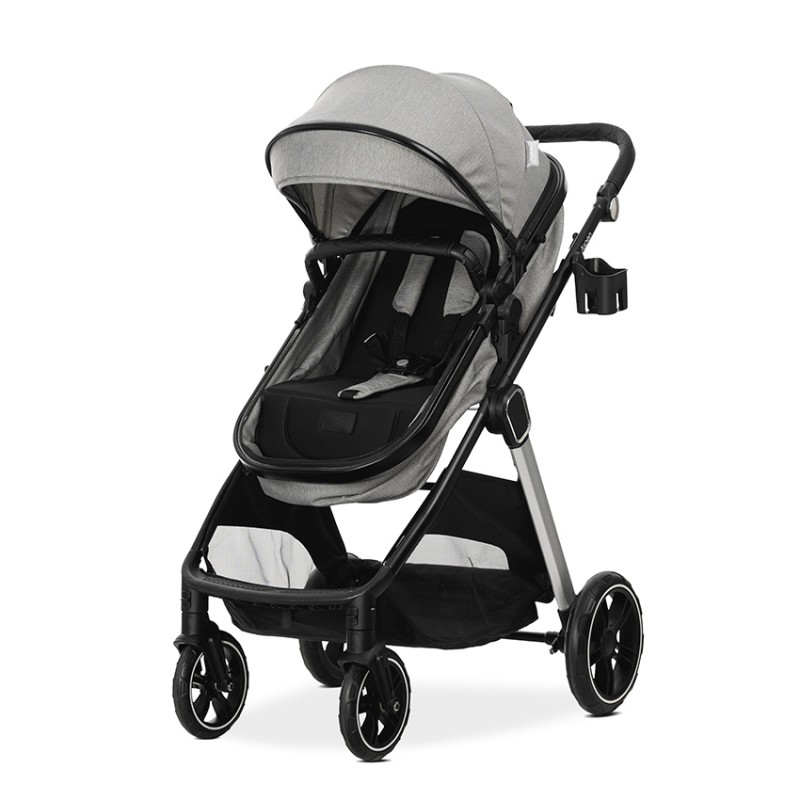 BABY STROLLER ASPEN GREY 3in1 with transformable s
