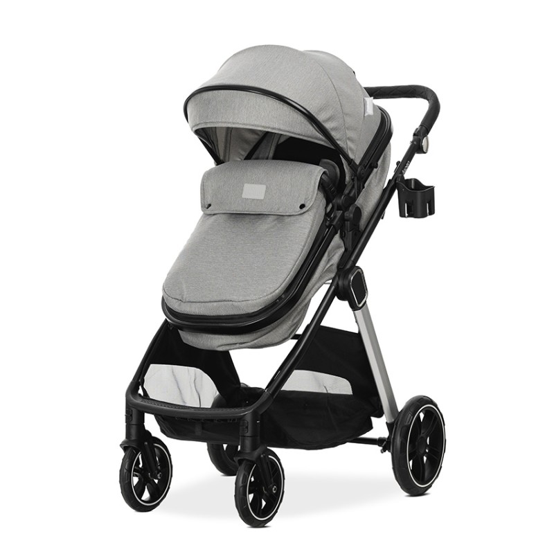 BABY STROLLER ASPEN GREY 3in1 with transformable s