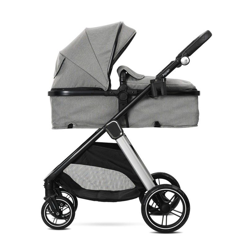 BABY STROLLER ASPEN GREY 3in1 with transformable s