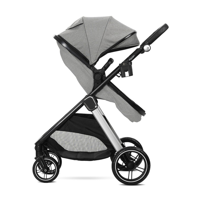 BABY STROLLER ASPEN GREY 3in1 with transformable s