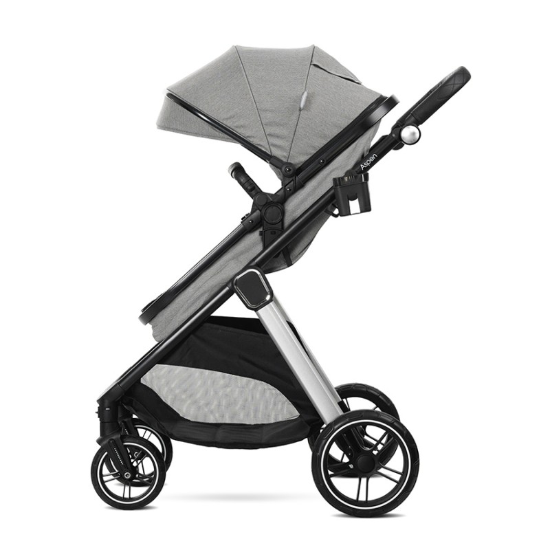 BABY STROLLER ASPEN GREY 3in1 with transformable s