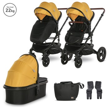 BABY STROLLER BOSTON LEMON CURRY+ADAPTERS