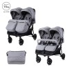 BABY STROLLER DUO+BAG COOL GREY