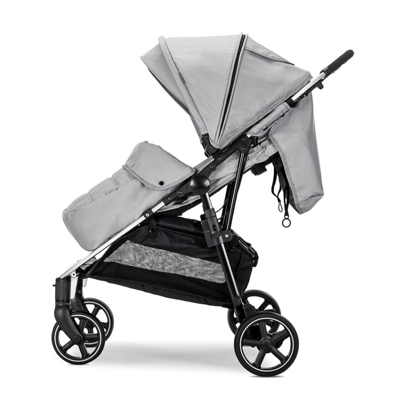 TWIN BABY STROLLER DUO GREY+BAG up to 22kg