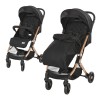 BABY STROLLER FIORANO BLACK +FOOTCOVER