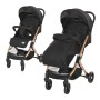 BABY STROLLER FIORANO BLACK +FOOTCOVER