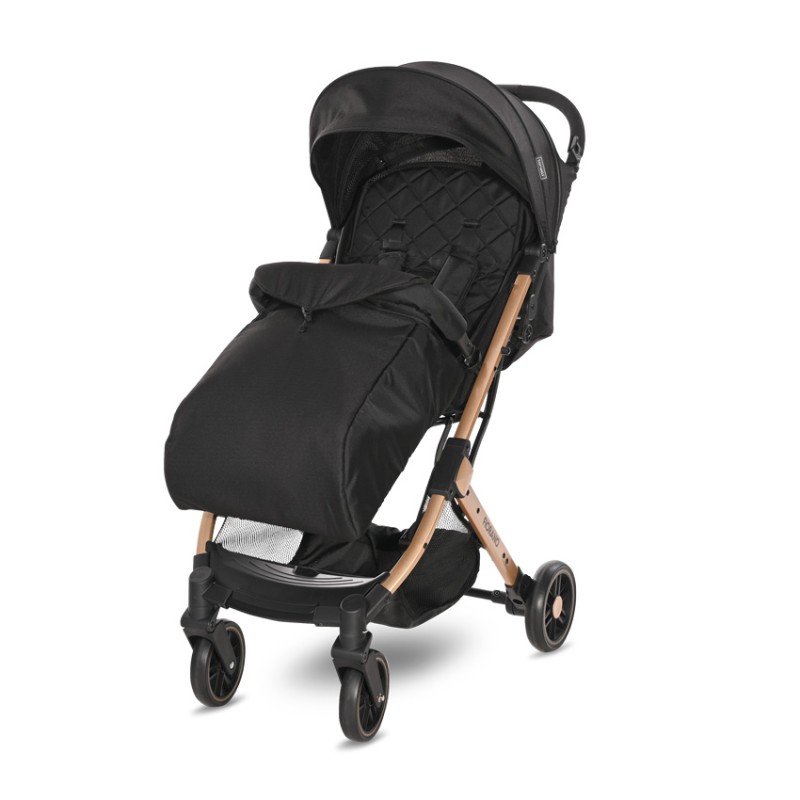 BABY STROLLER FIORANO BLACK +FOOTCOVER