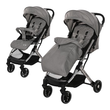 BABY STROLLER FIORANO DOLPHIN GREY+FOOTCOVER