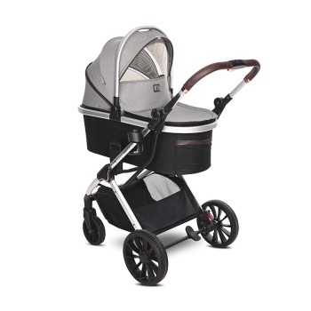 BABY STROLLER GLORY OPALINE GREY+ADAPTERS