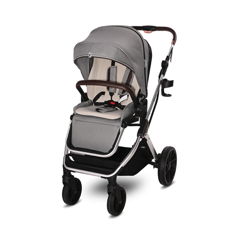 BABY STROLLER GLORY OPALINE GREY+ADAPTERS