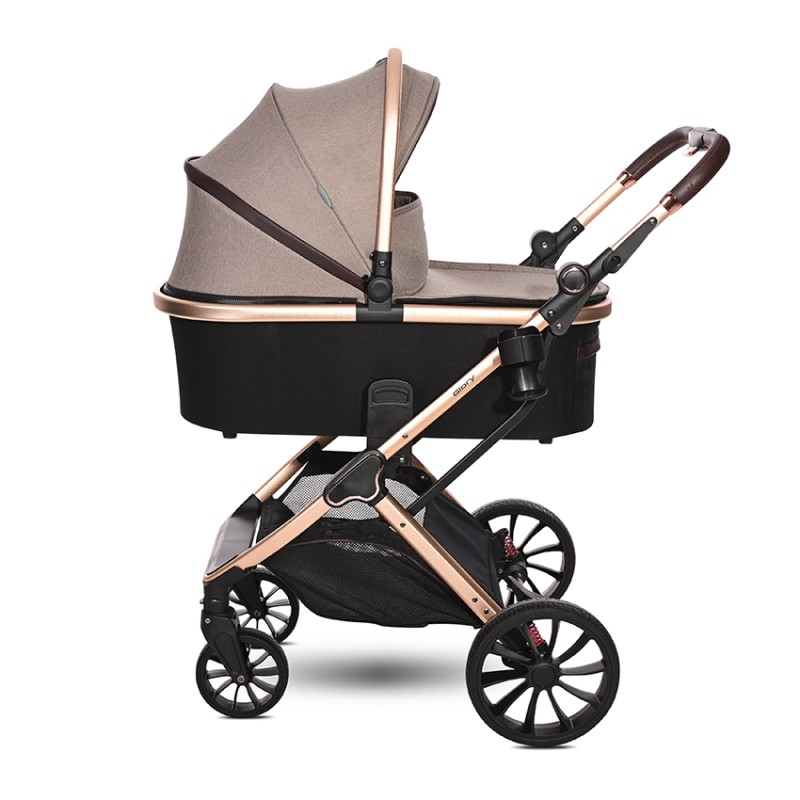 BABY STROLLER GLORY PEARL BEIGE+ADAPTERS