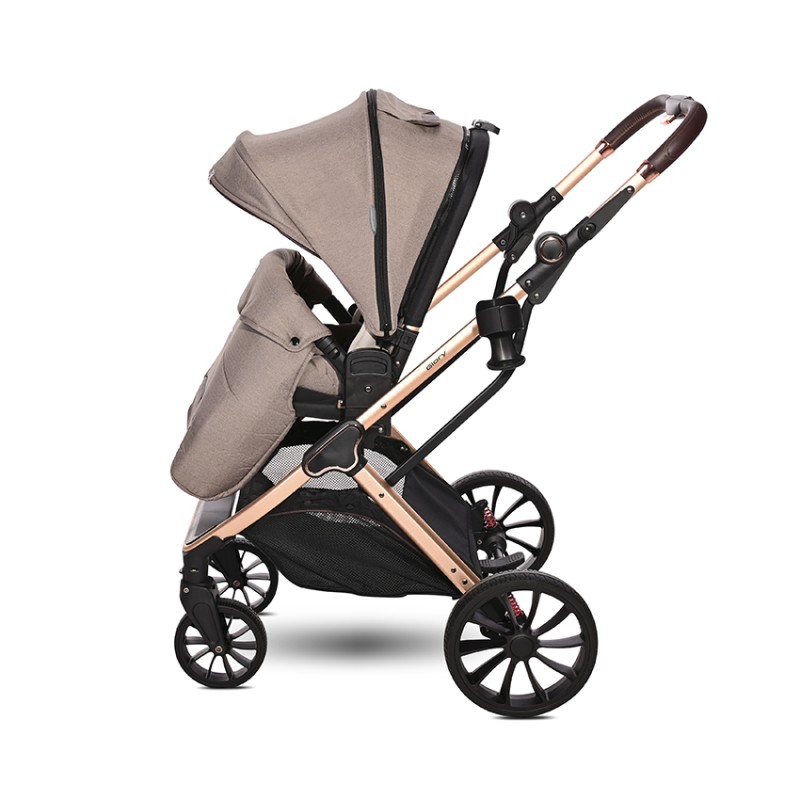BABY STROLLER GLORY PEARL BEIGE+ADAPTERS