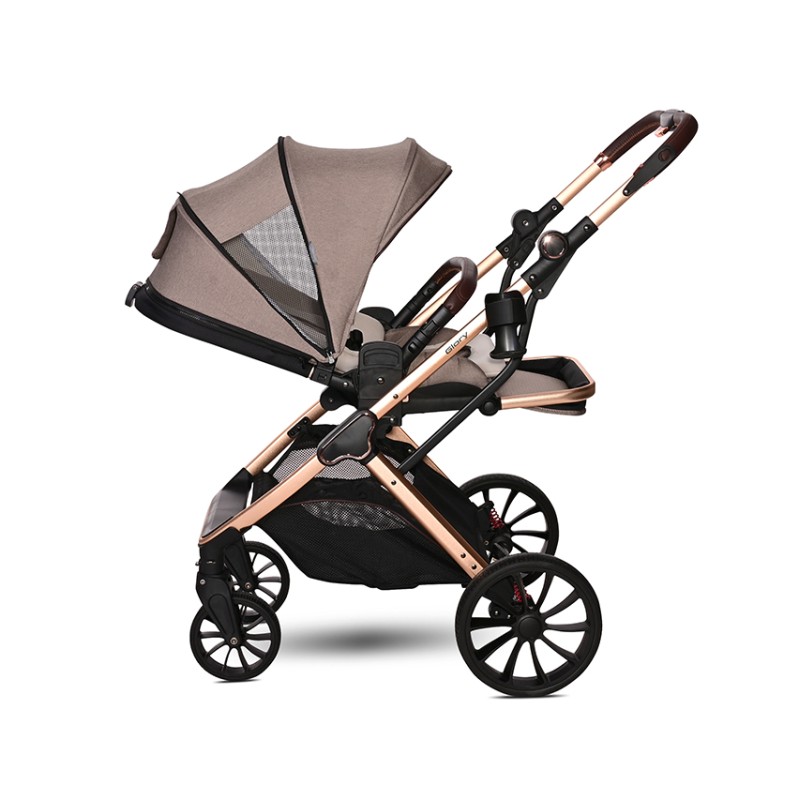 BABY STROLLER GLORY PEARL BEIGE+ADAPTERS