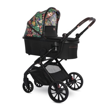 BABY STROLLER GLORY TROPICAL FLOWERS +ADAPTERS