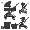 BABY STROLLER GLORY 2in1 BLACK +ADAPTER+pram body