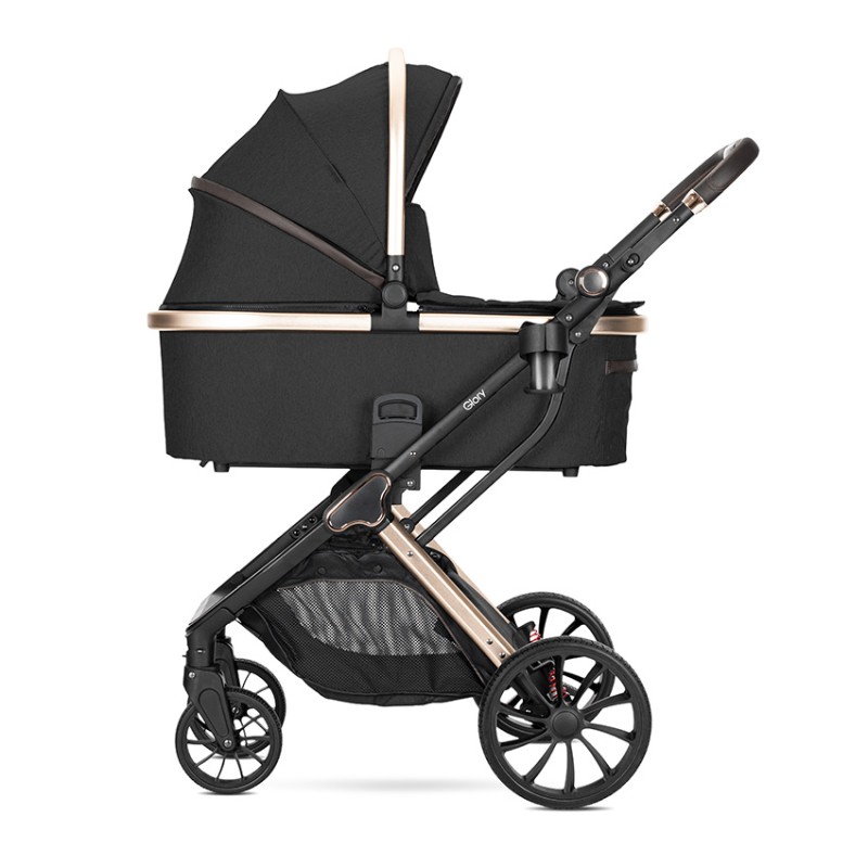 BABY STROLLER GLORY 2in1 BLACK +ADAPTER+pram body