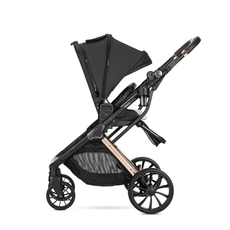 BABY STROLLER GLORY 2in1 BLACK +ADAPTER+pram body