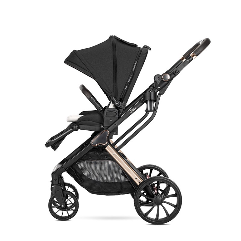 BABY STROLLER GLORY 2in1 BLACK +ADAPTER+pram body