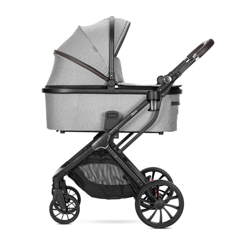 BABY STROLLER GLORY 2in1 GREY+ADAPTERS+pram body