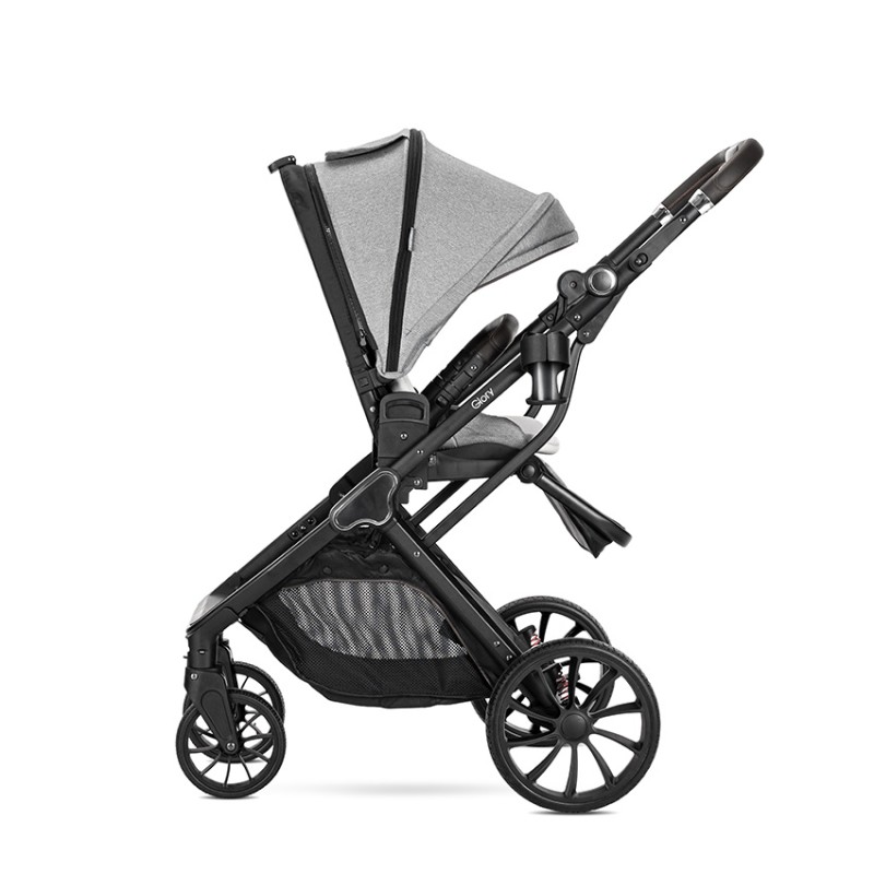 BABY STROLLER GLORY 2in1 GREY+ADAPTERS+pram body