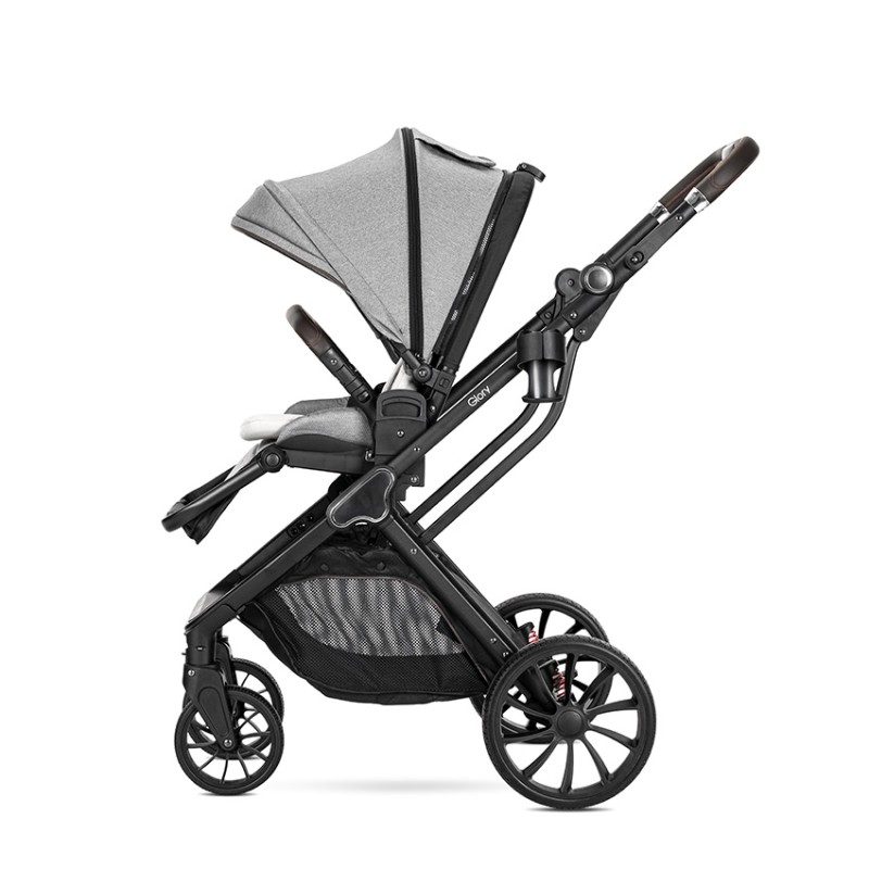 BABY STROLLER GLORY 2in1 GREY+ADAPTERS+pram body