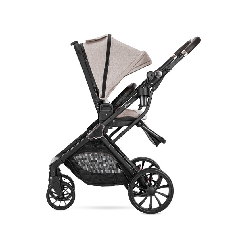 BABY STROLLER GLORY 2in1 BEIGE +ADAPTERS+pram body