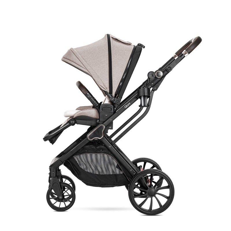 BABY STROLLER GLORY 2in1 BEIGE +ADAPTERS+pram body