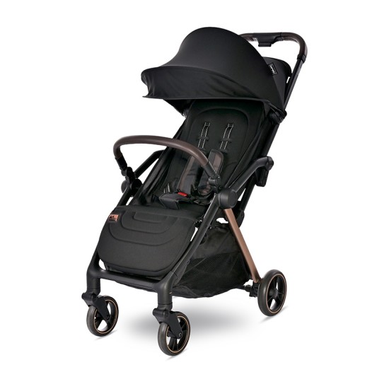 AUTOFOLDING BABY STROLLER LORET up to 22 kg BLACK AUTOFOLDING BABY STROLLER LORET up to 22 kg BLACK