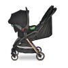 AUTOFOLDING BABY STROLLER LORET up to 22 kg BLACK