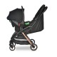 AUTOFOLDING BABY STROLLER LORET up to 22 kg BLACK AUTOFOLDING BABY STROLLER LORET up to 22 kg BLACK