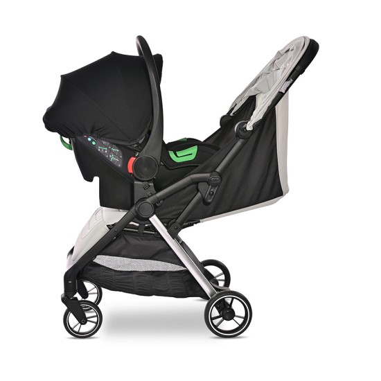AUTOFOLDING BABY STROLLER LORET 22 kg GREY JASPER AUTOFOLDING BABY STROLLER LORET 22 kg GREY JASPER