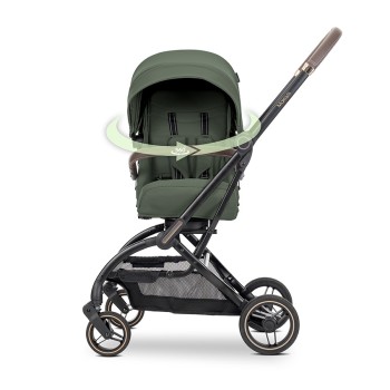 BABY STROLLER MAKAYA GREEN UP TO 22KGS WITH ROTATI